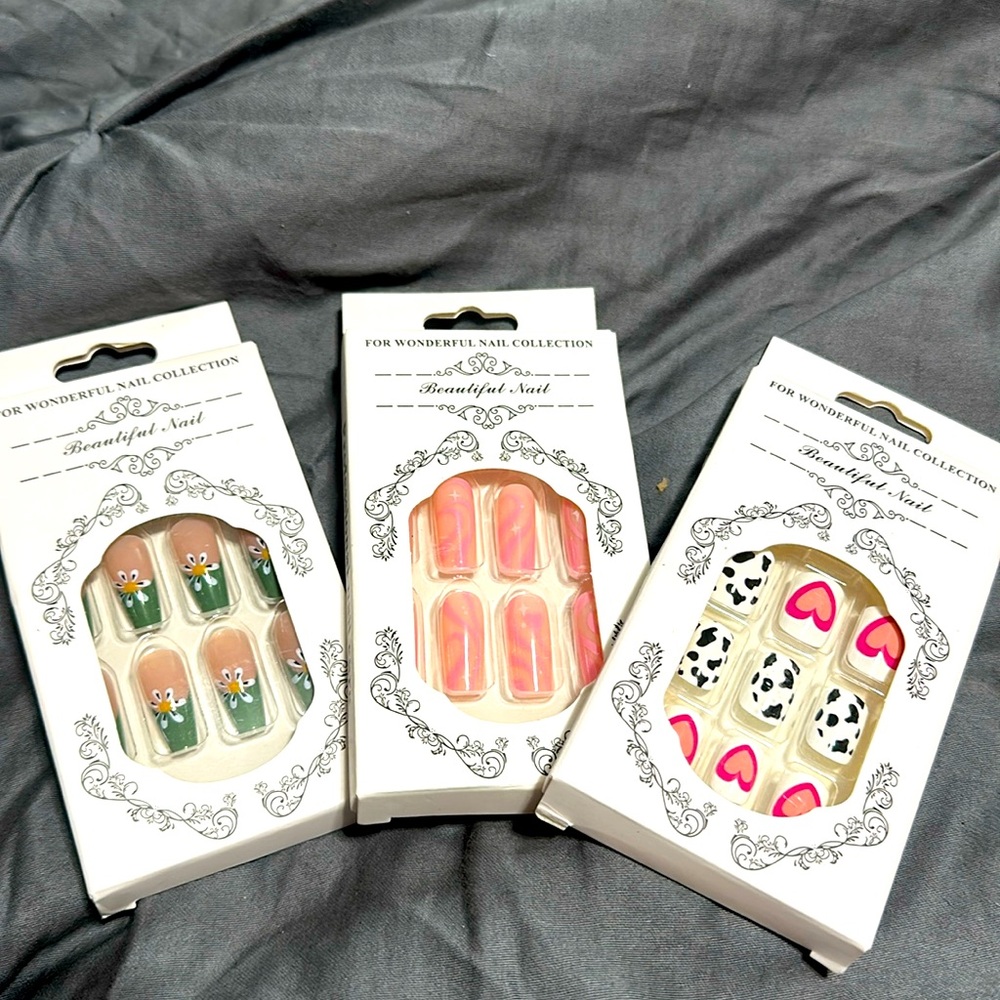 Press on nail trio
